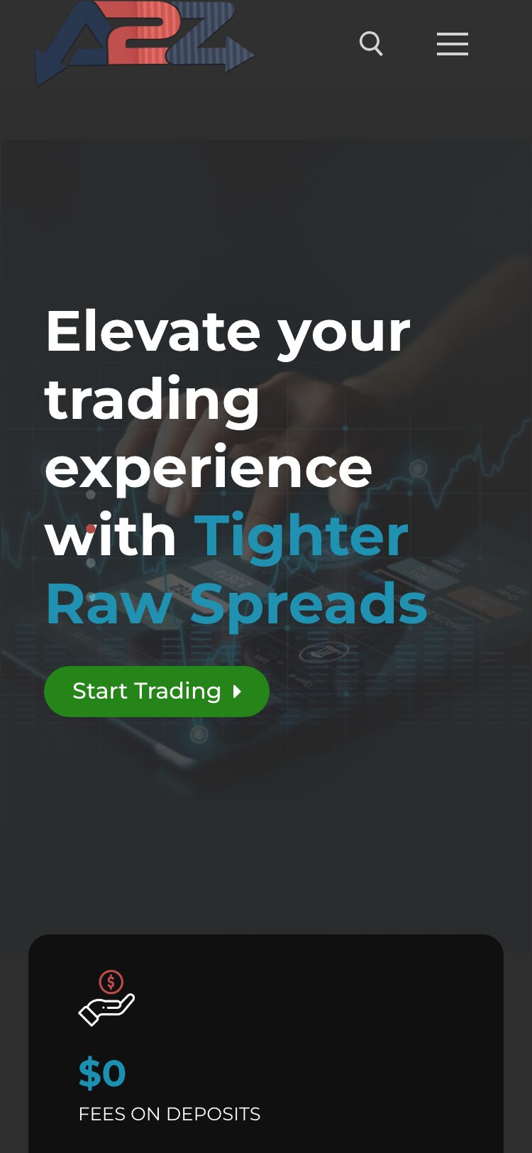 A2Z Millennium サイトスクリーンショット