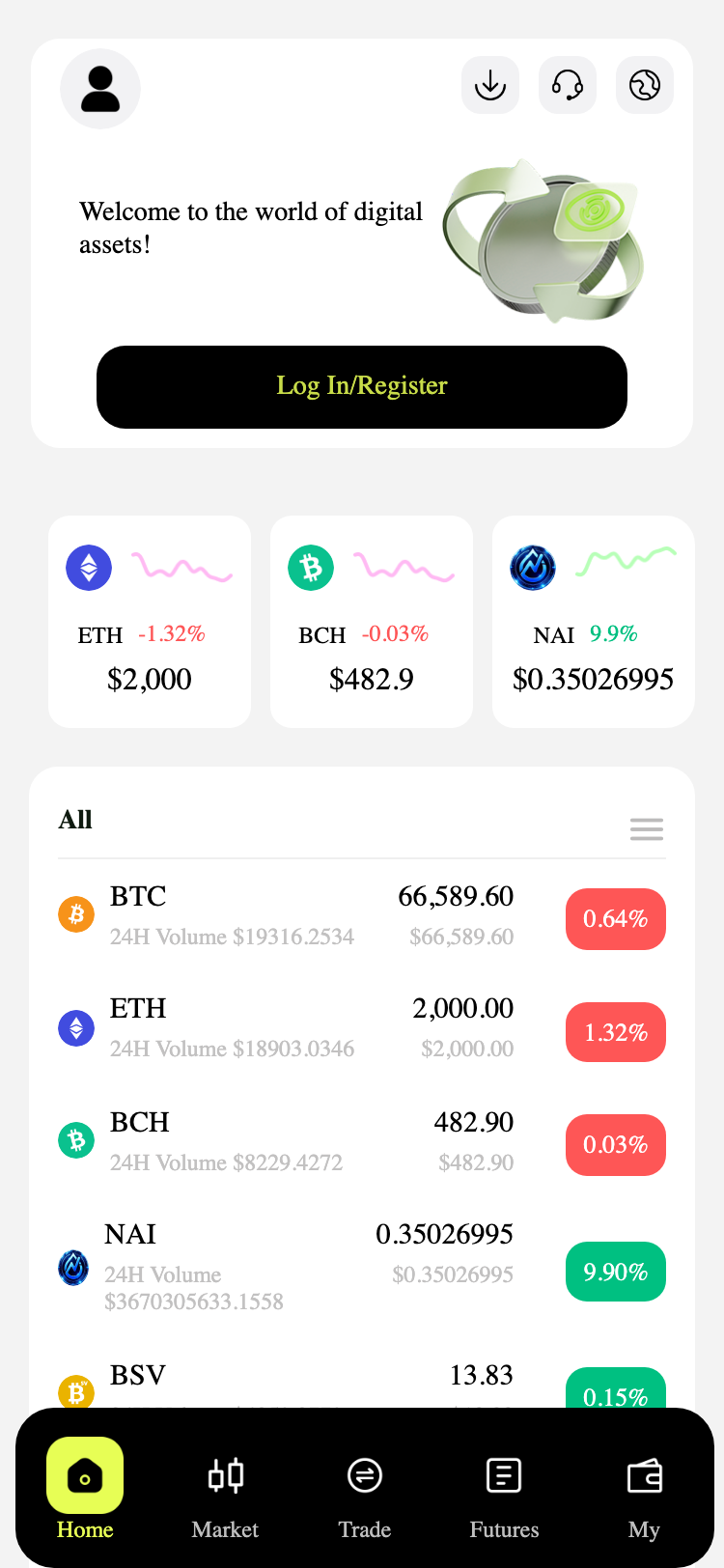 Bitbegin サイトスクリーンショット