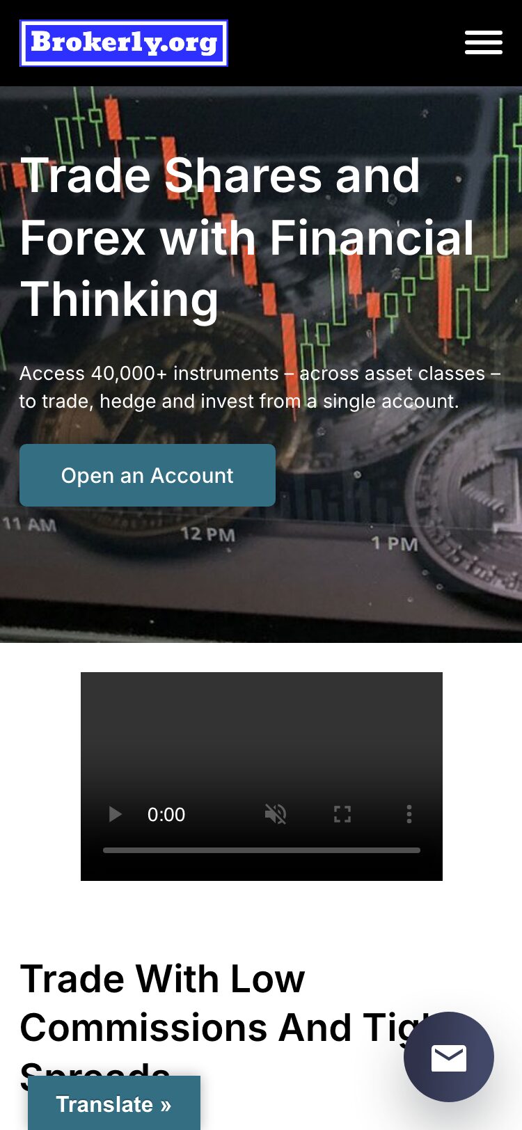 Brokerly.org サイトスクリーンショット