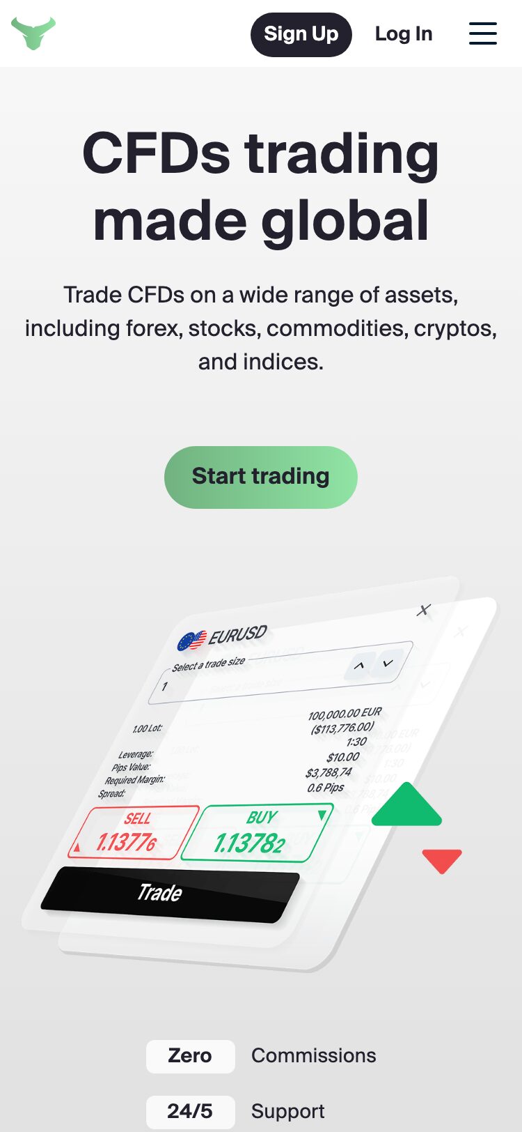 bullfxo サイトスクリーンショット