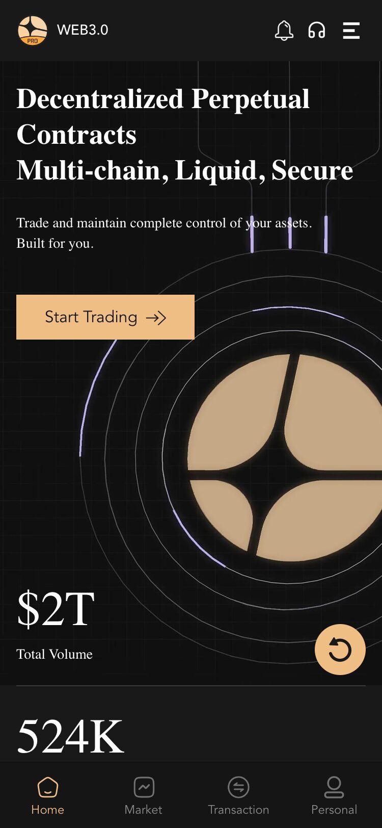 web3.0 サイトスクリーンショット