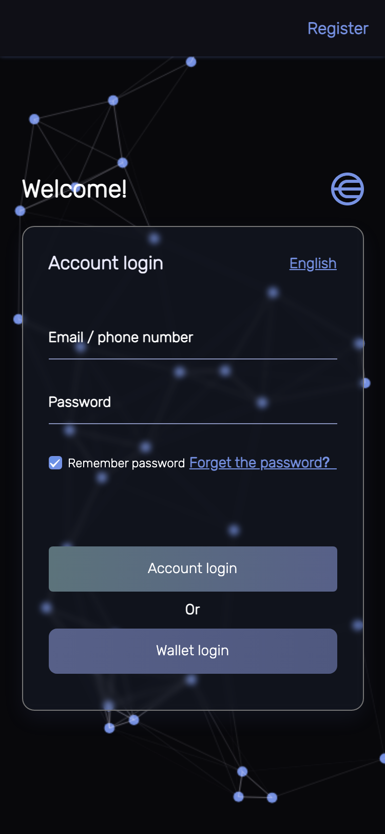 GFDcoin サイトスクリーンショット