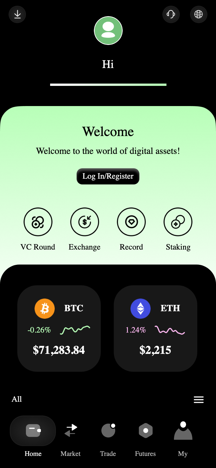 Pionex - VC Round サイトスクリーンショット