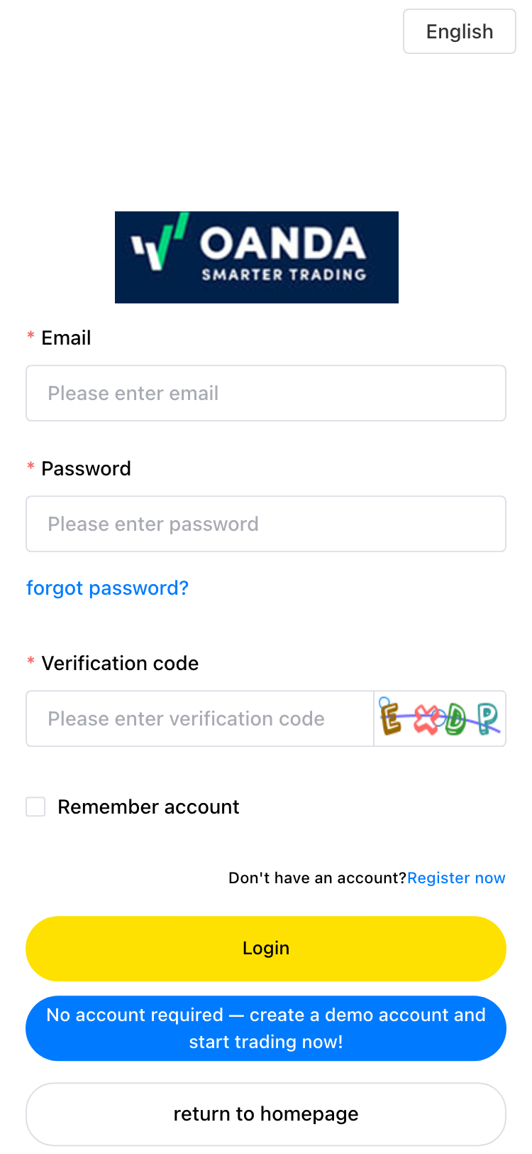 oandamdx.jp（OANDAの偽サイト） サイトスクリーンショット