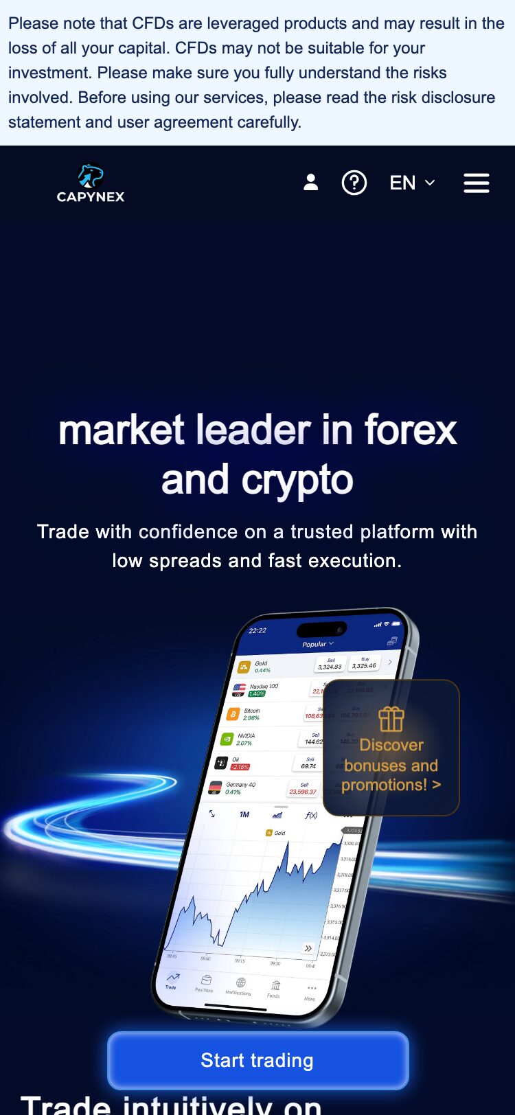 Capynex サイトスクリーンショット