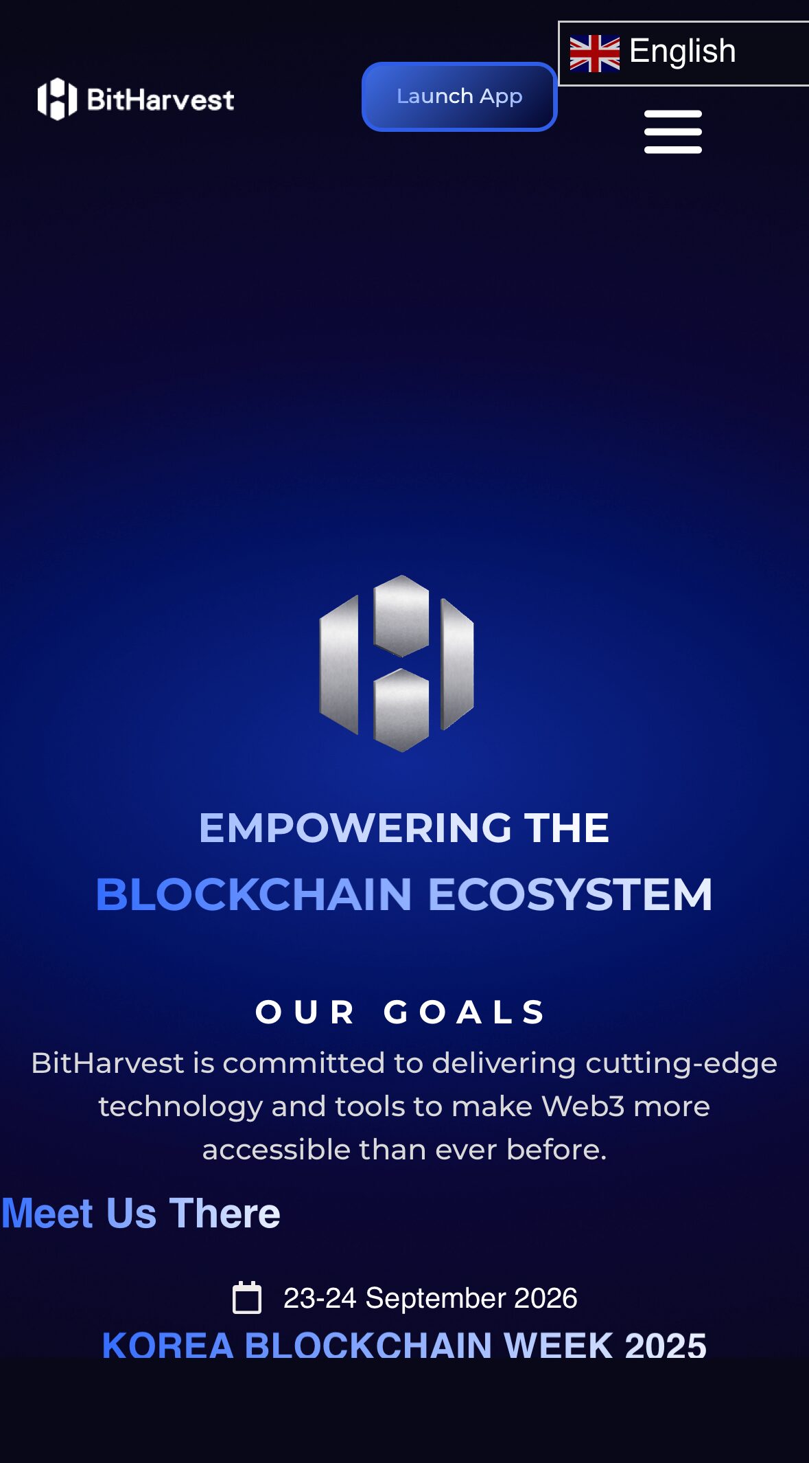 Bit Harvest サイトスクリーンショット
