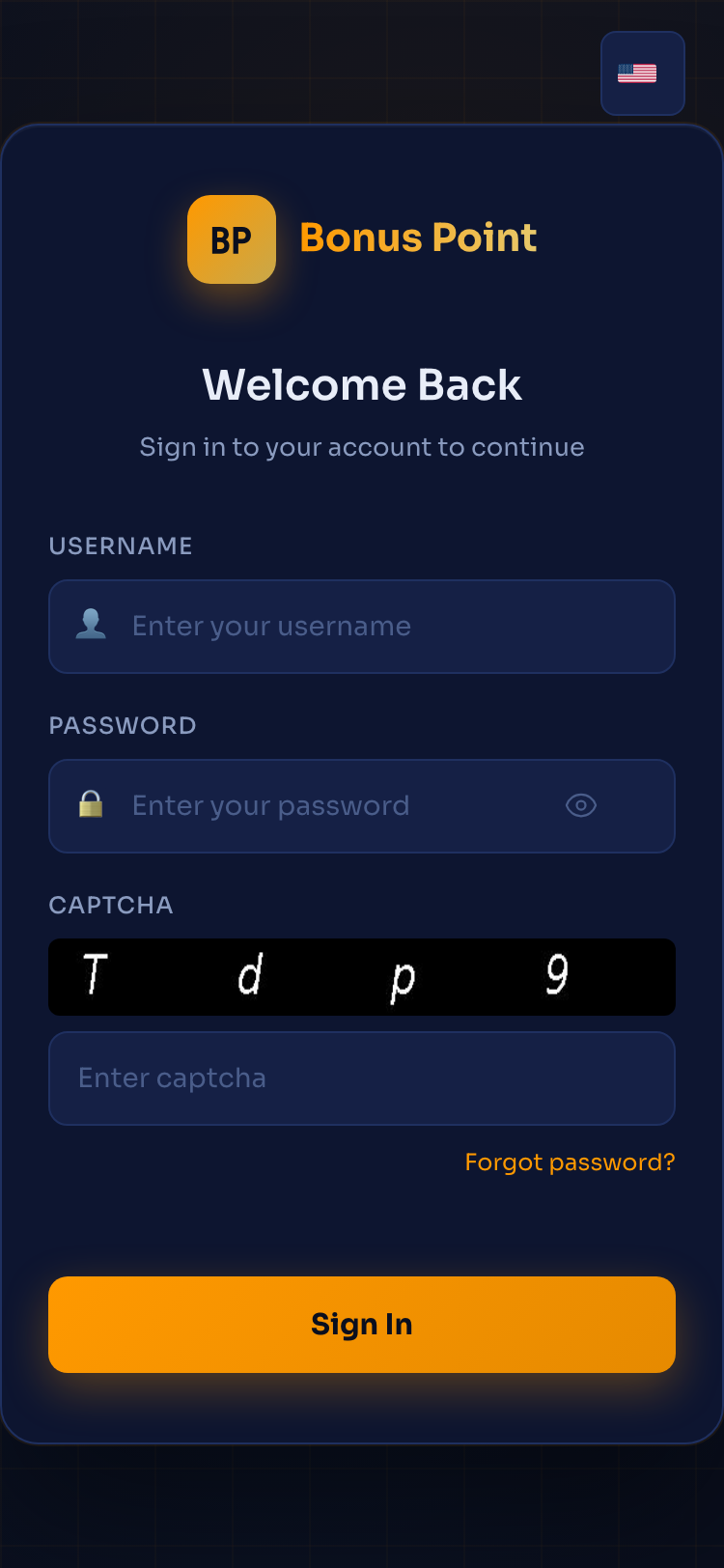 Bonus Point CRM サイトスクリーンショット