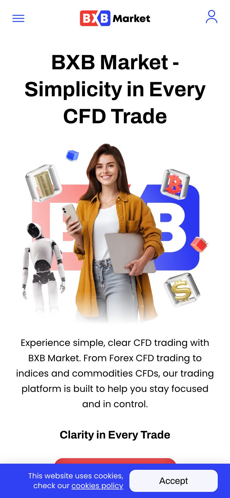 BXBMarket サイトスクリーンショット
