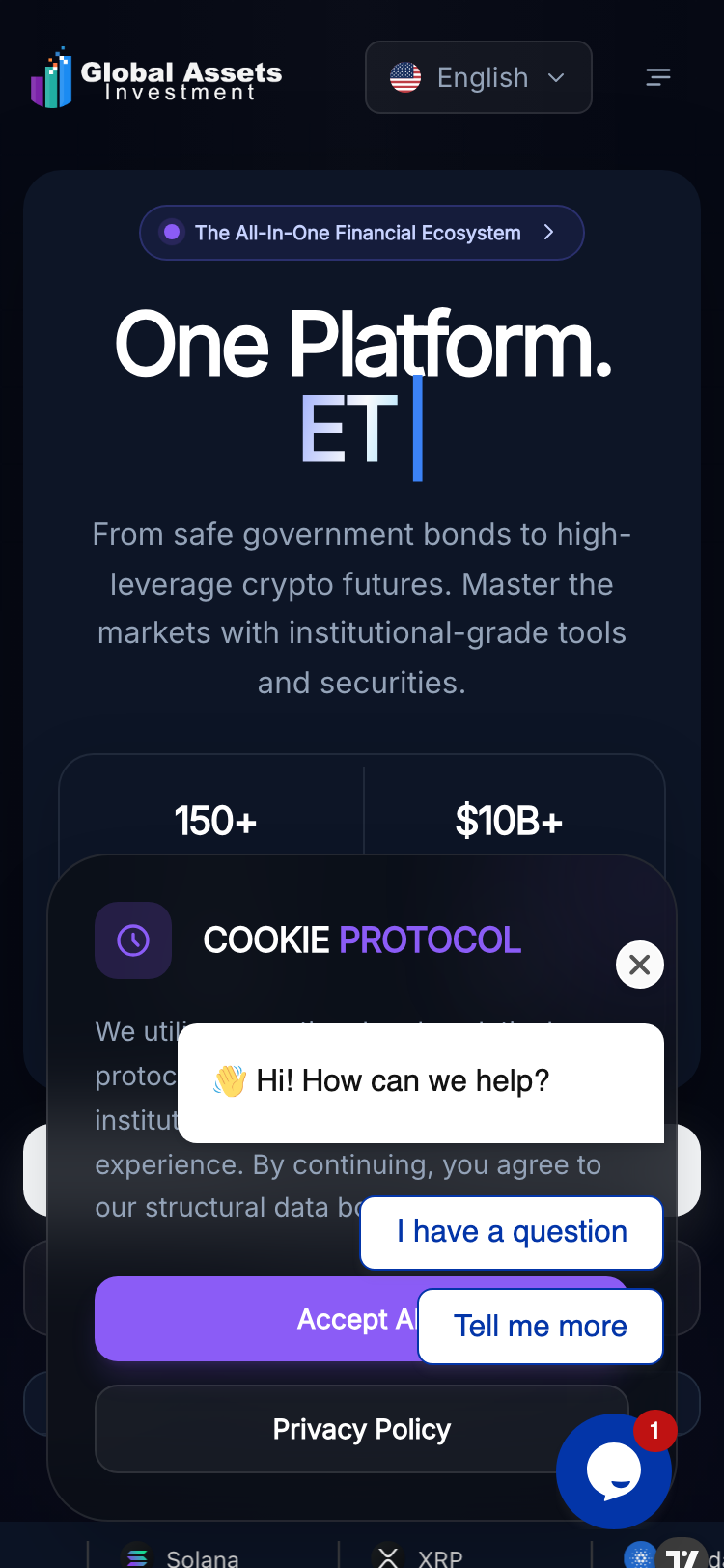 Global Assets サイトスクリーンショット